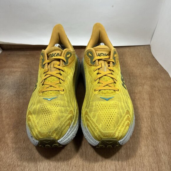 Hoka One One Challenger ATR 7 Mens 11.5 Shoes Yellow Trail Running Sneaker - Picture 2 of 10